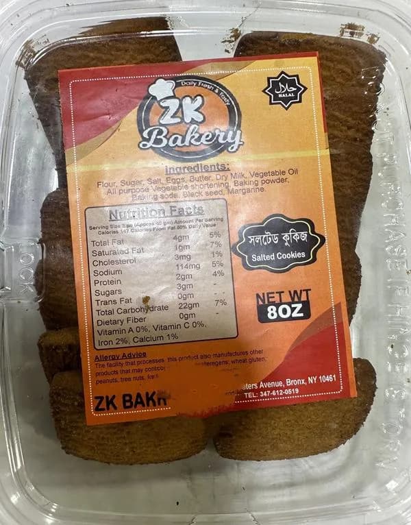 Zk Bakery Saled Cookies