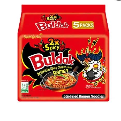 Samyang Extra 2xhot Chicken Spicy Ramen Noodles
