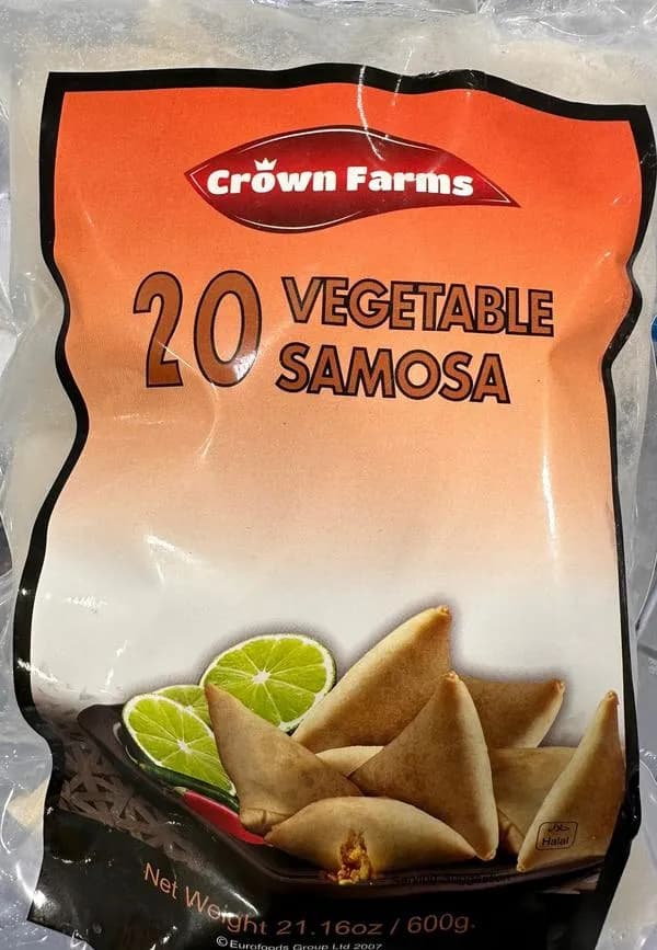 Crown Farm 20 Vegetable Samosa