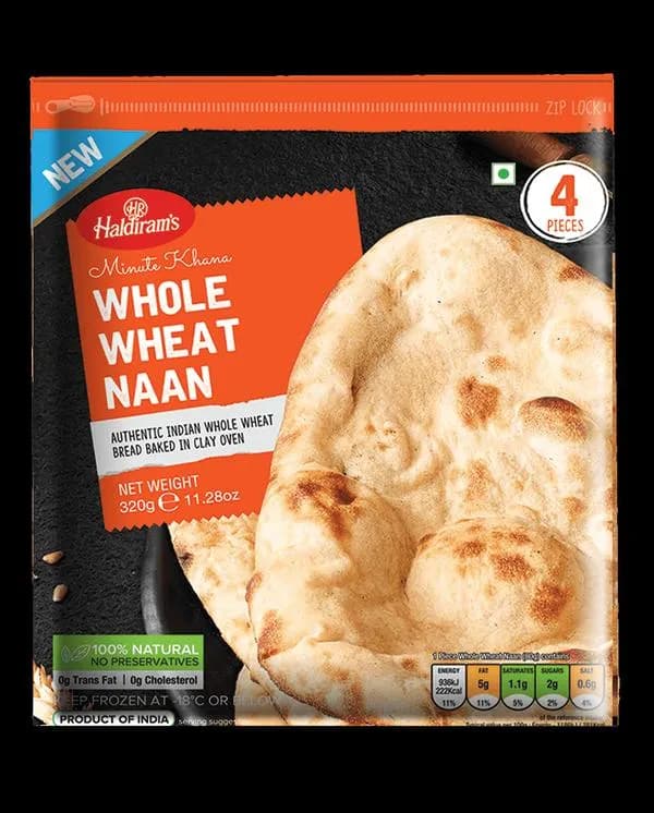 Haldriram Whole Wheat Naan