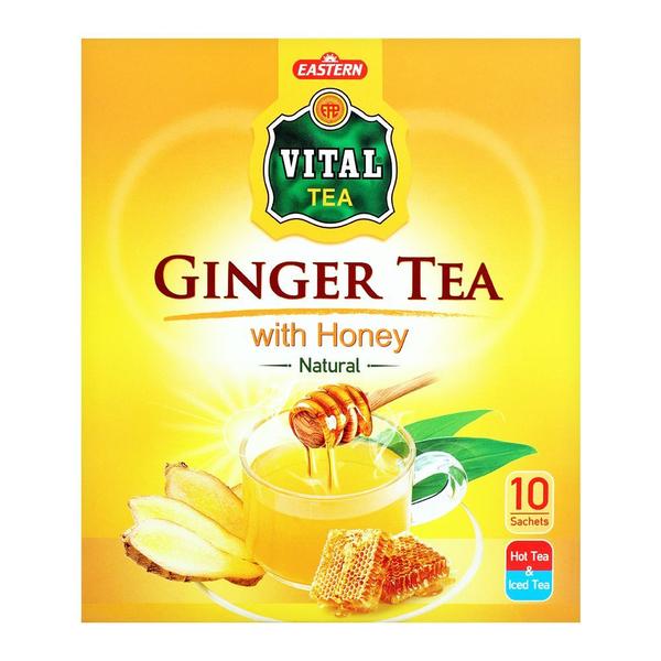 VITAL GINGER TEA WITH HONEY (10 SACHETS)