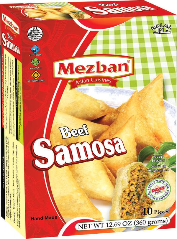 MEZBAN BEEF SAMOSA (10pcs)