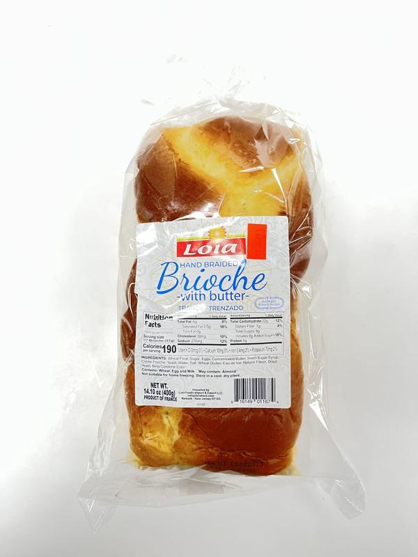 LOIA BRIOCHE BRAIDED WITH BUTTER 480GR