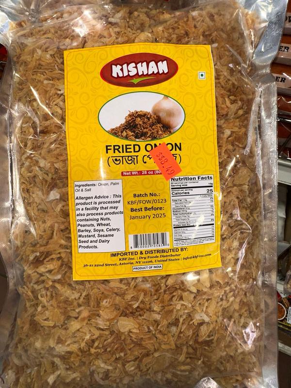 KISHAN FRIED ONION 28oz