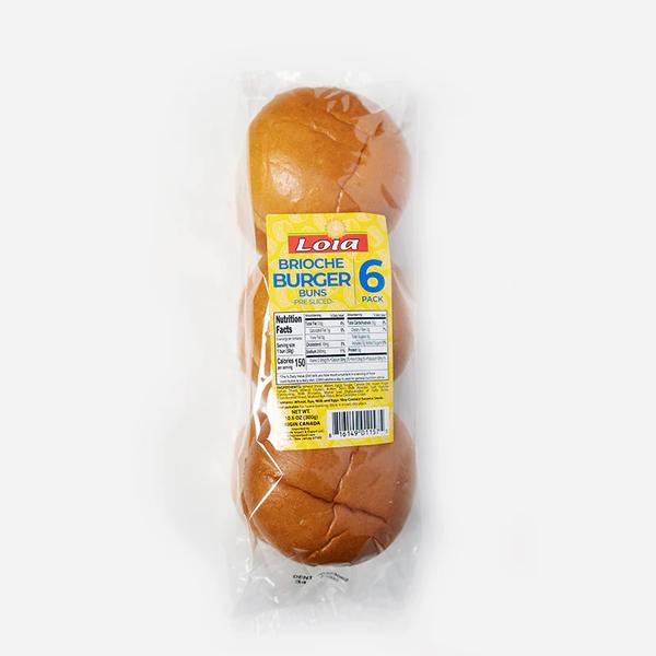 LOIA BURGER BUNS 6PACK