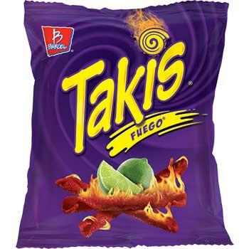 TAKIS STIX CHILI &LIME CORN SNACK  (4 OZ)