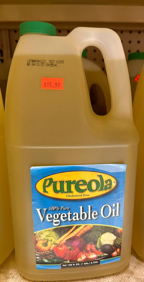 PUREOLA VEGETABLE OIL 3.785L