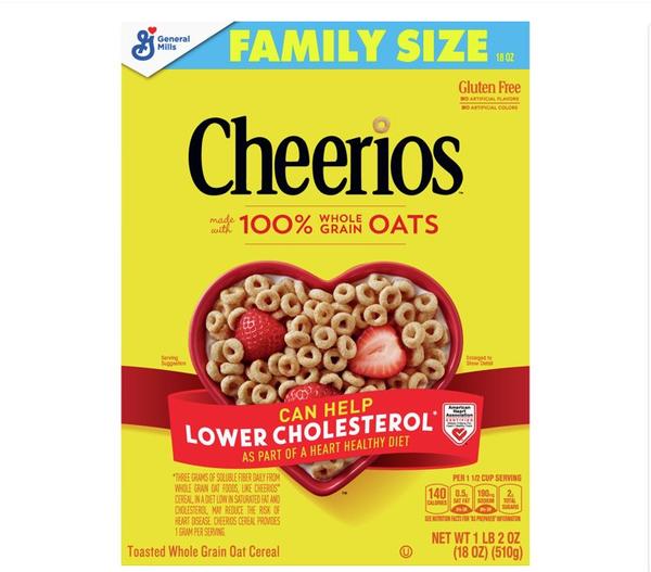 Cheerios 100% Whole Gain Oats