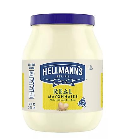 Hellmann's Mayonnaise, 64 oz.