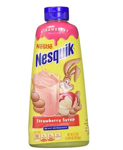 NESTLE NESQUIK STRAWBERRY SYRUP