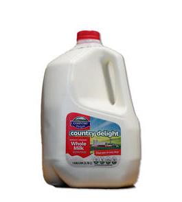 COUNTRY DELIGHT WHOLE MILK 3.78L