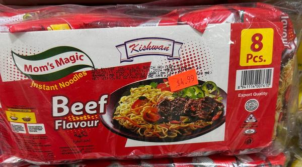 Kishwan Instant Noodles Beef Flavor 8Pack