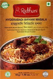 RADHUNI HYDERABADI BIRYANI MASALA (45 gm)