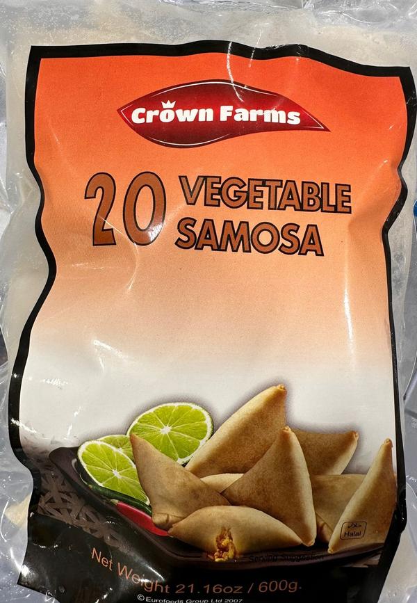 CROWN FARM 20 VEGETABLE SAMOSA